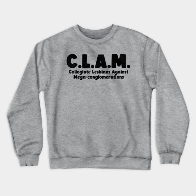 C.L.A.M. Protest Club // Poultrygeist Crewneck Sweatshirt by darklordpug